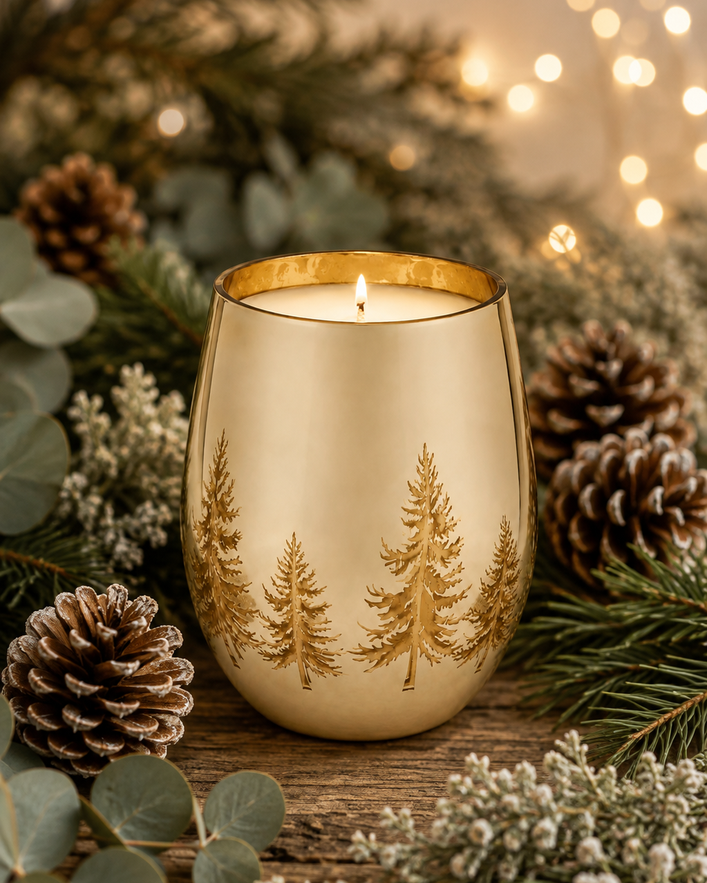 Limited-Edition Christmas Tree Soy Candle | 400g