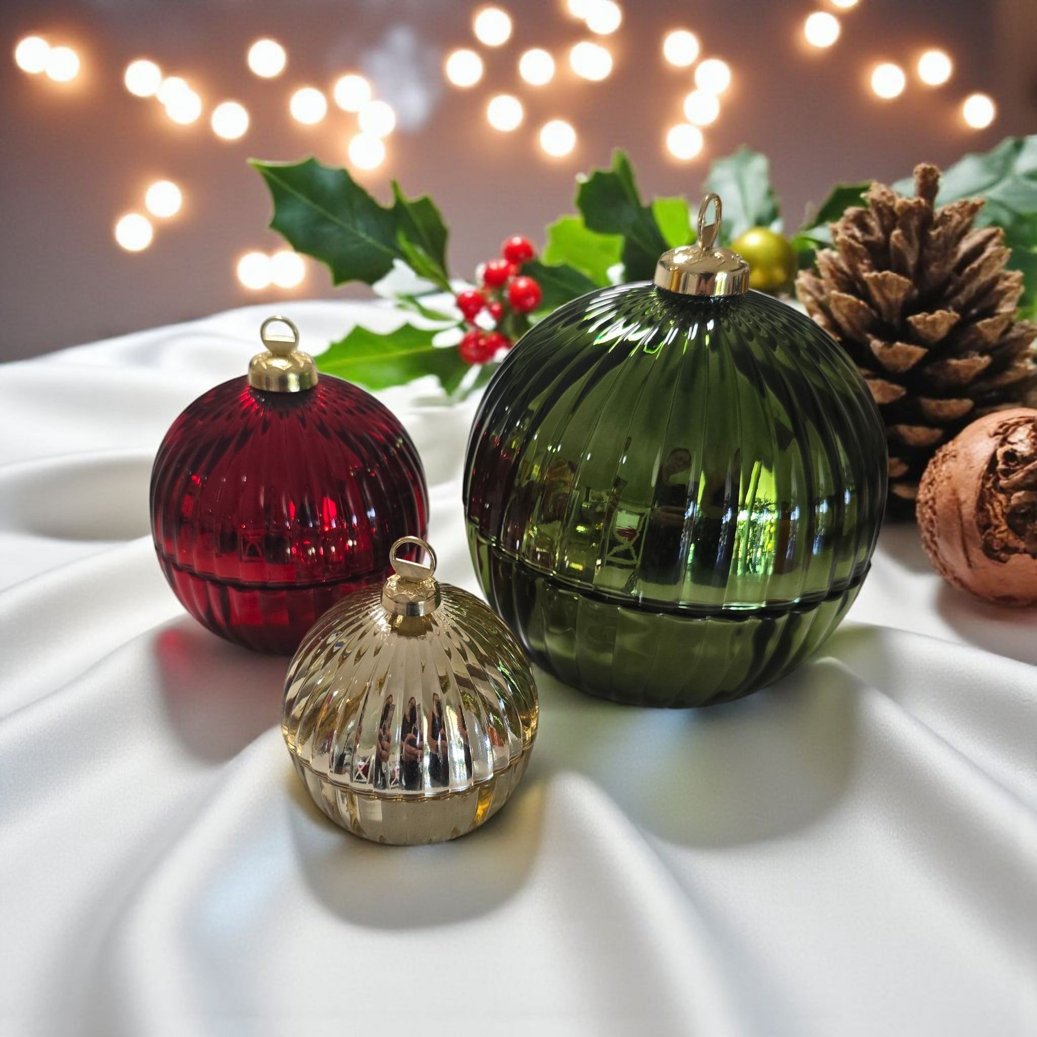 Christmas Bauble Candles