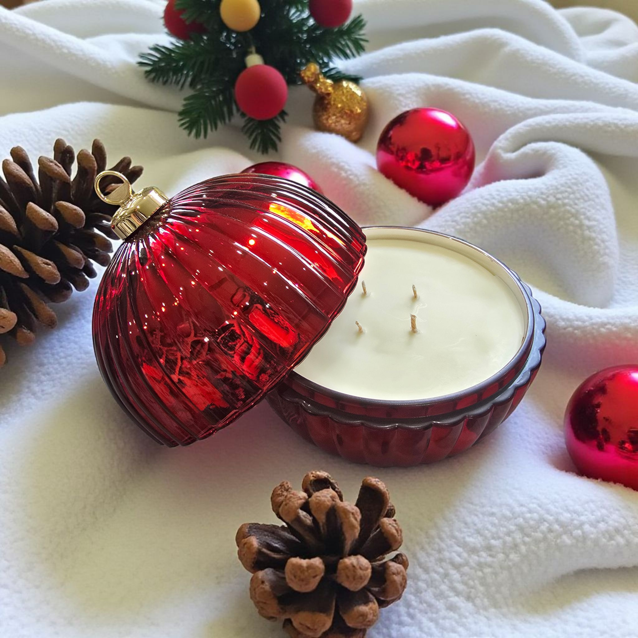 Christmas Bauble Candles