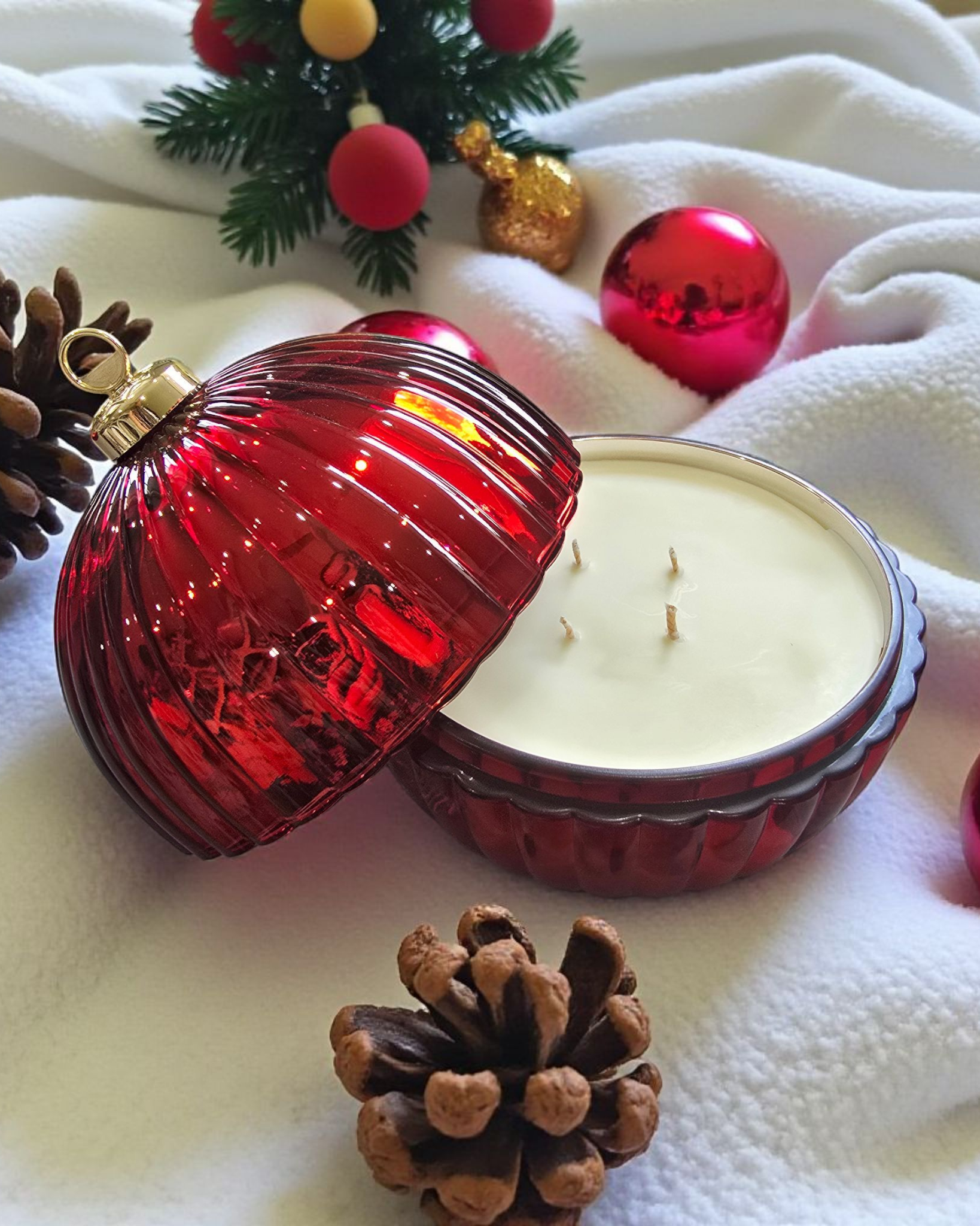 Christmas Bauble Candles