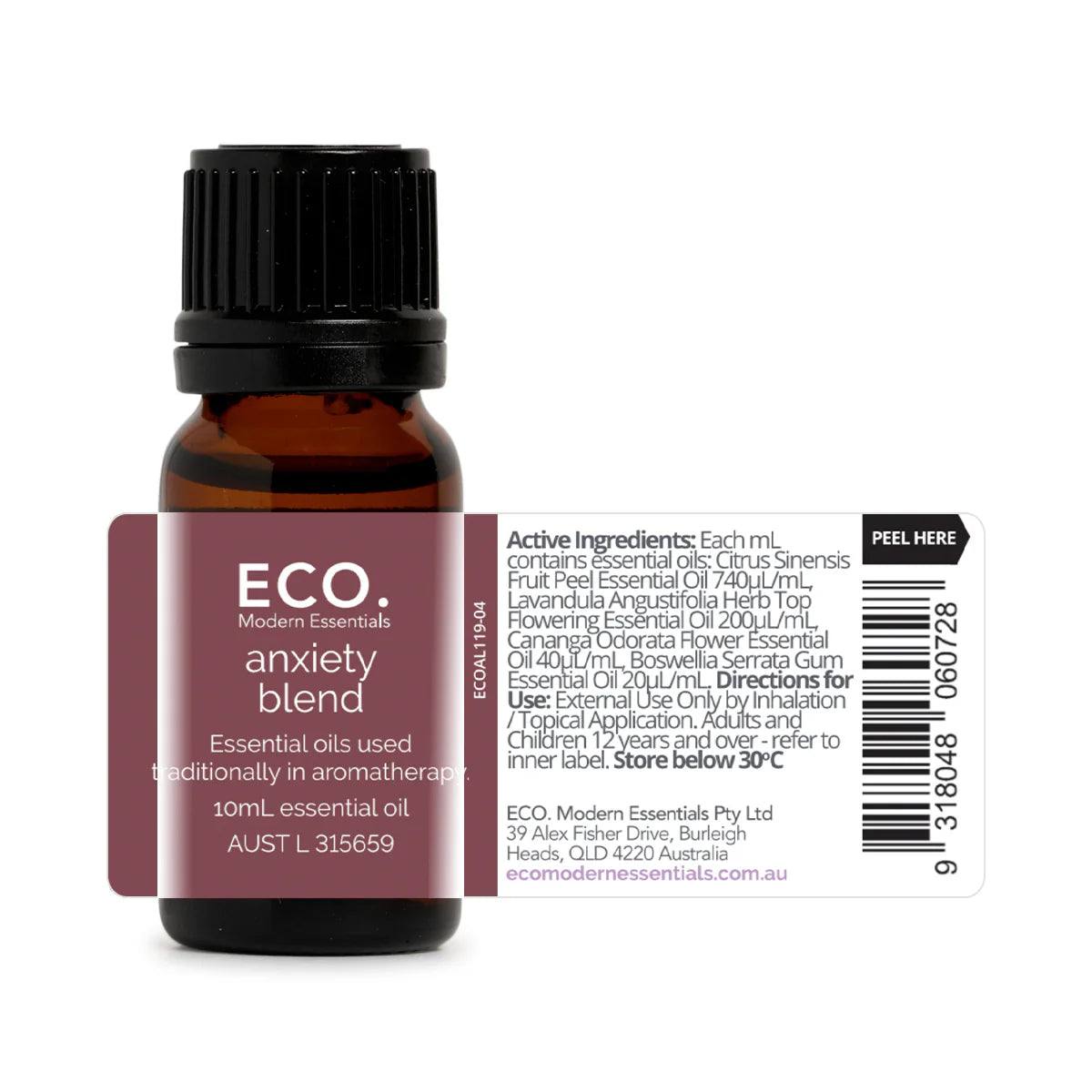 ECO. Anxiety Blend Essential Oil – 10mL