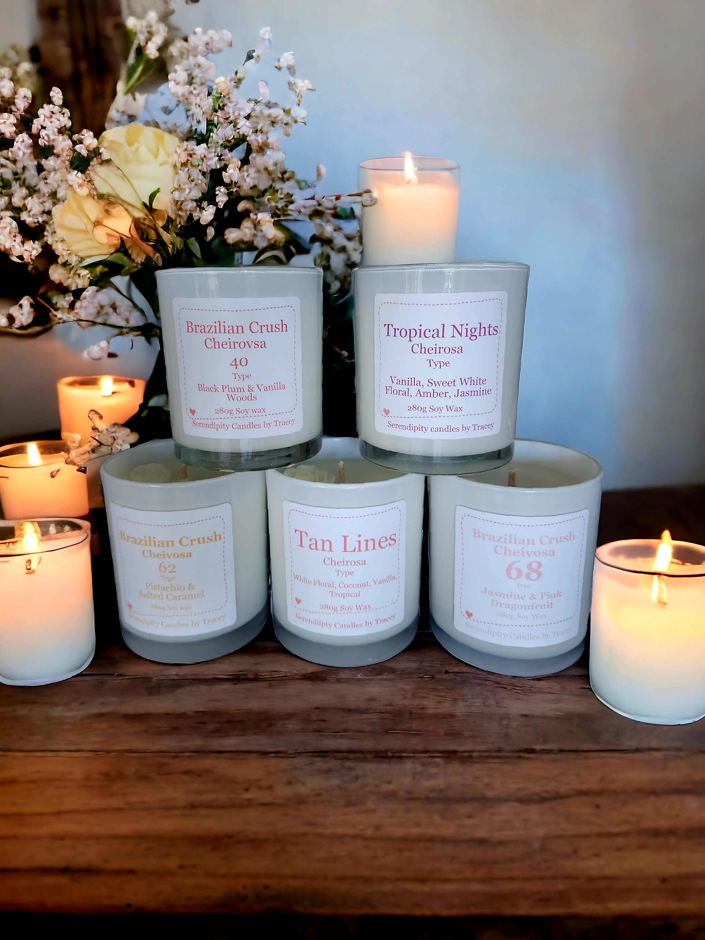 Inspired by Brazilian Crush Cheirvosa | Scented Soy Candles