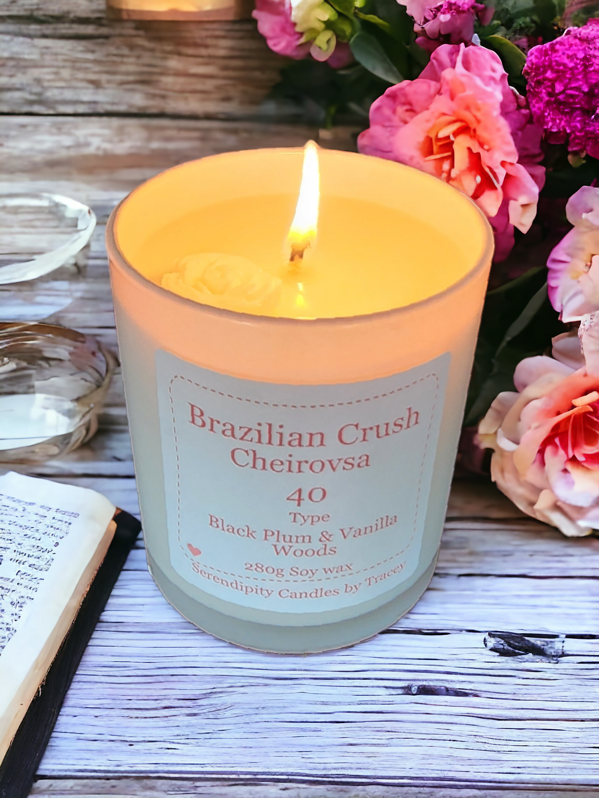 Inspired by Brazilian Crush Cheirvosa | Scented Soy Candles