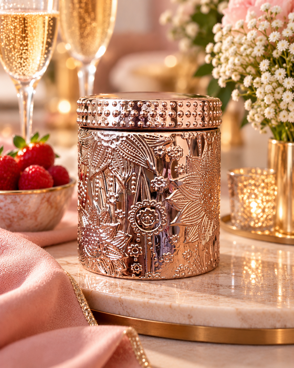 Rose Gold | 250g Ceramic Soy Candle