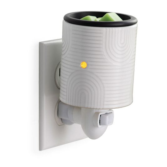 Arch Deco Flip Dish Pluggable Warmer | Complimentary Wax Melt 90g