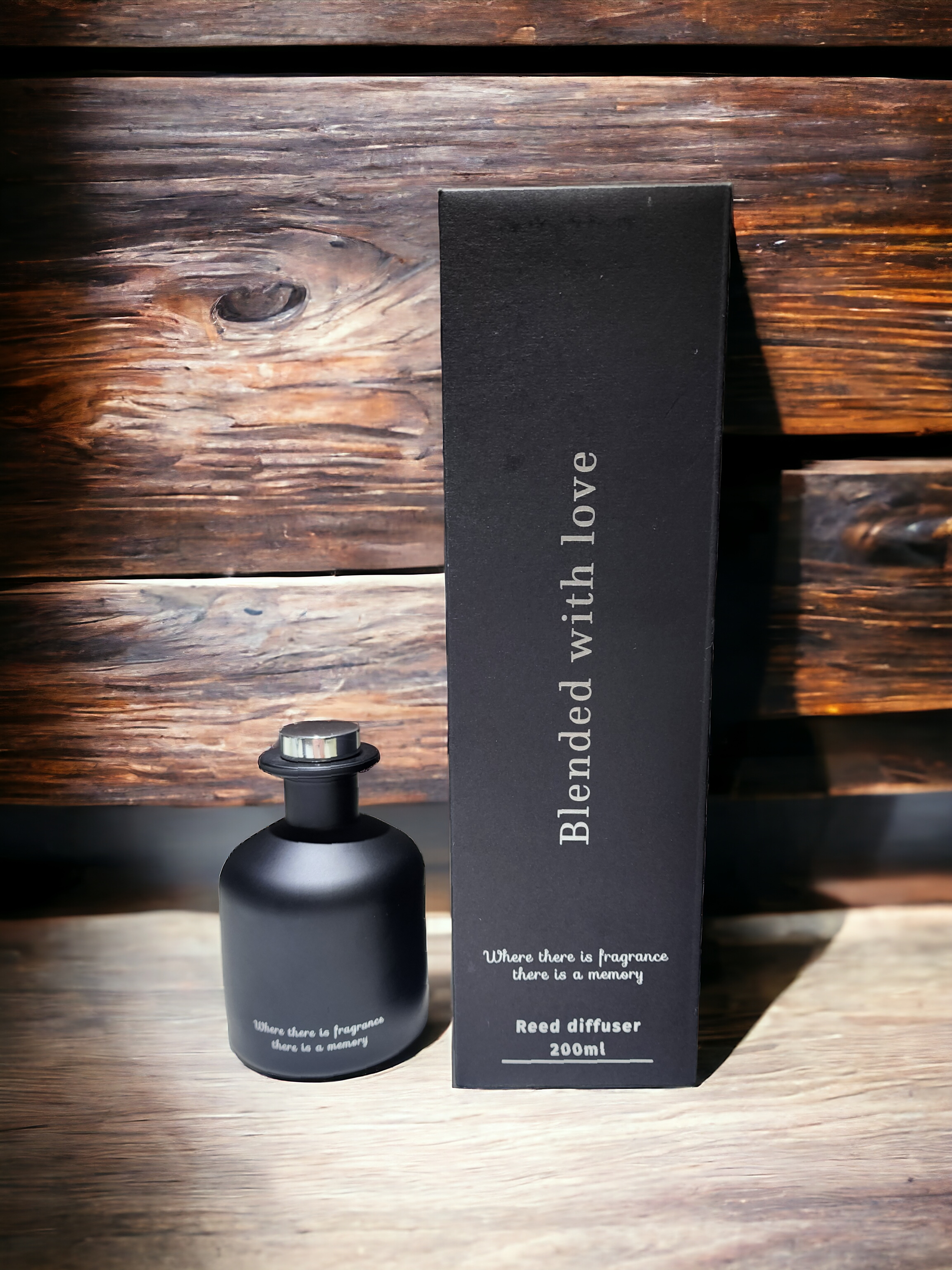 Matt Black Reed Diffuser 200ml