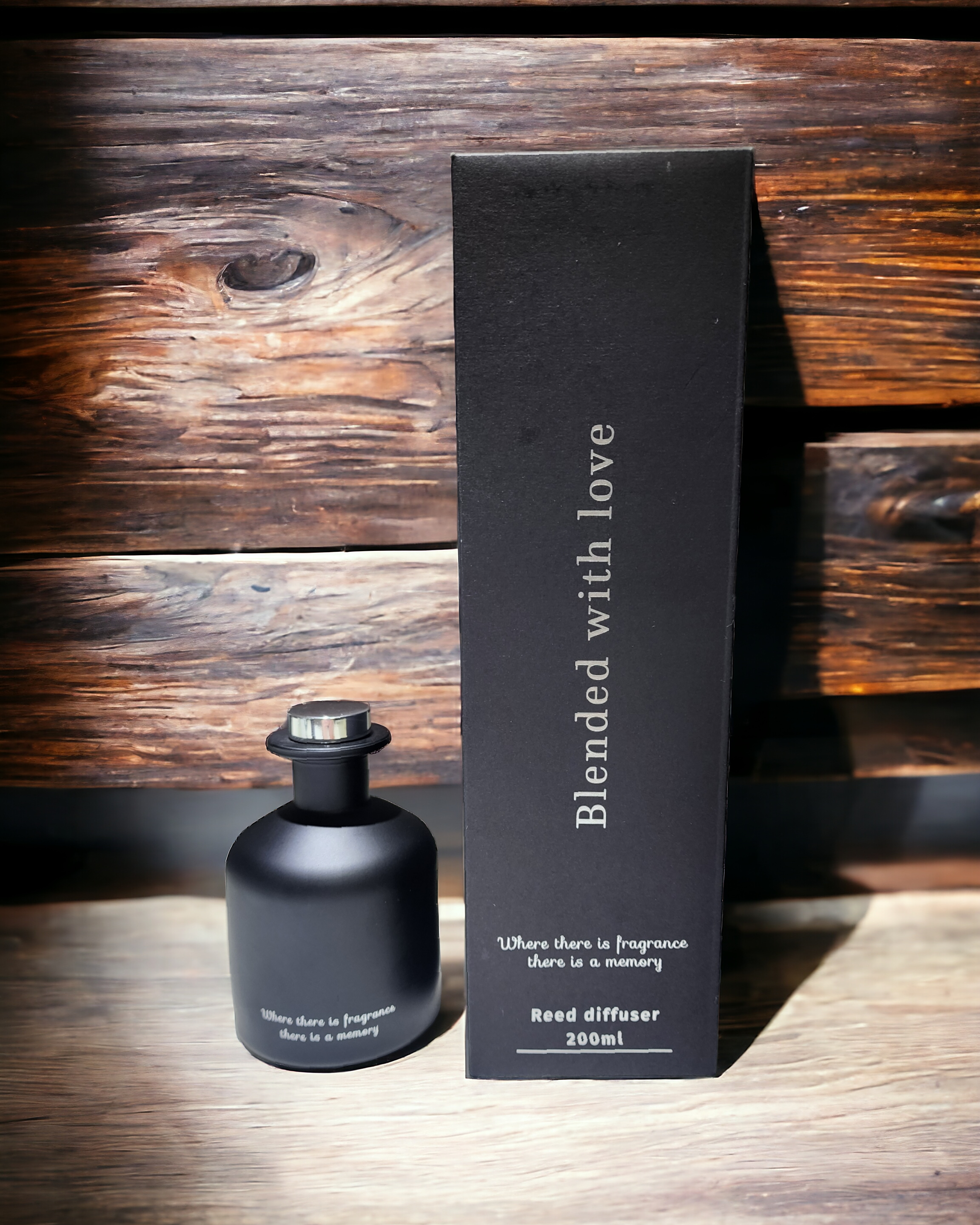 Matt Black Reed Diffuser 200ml