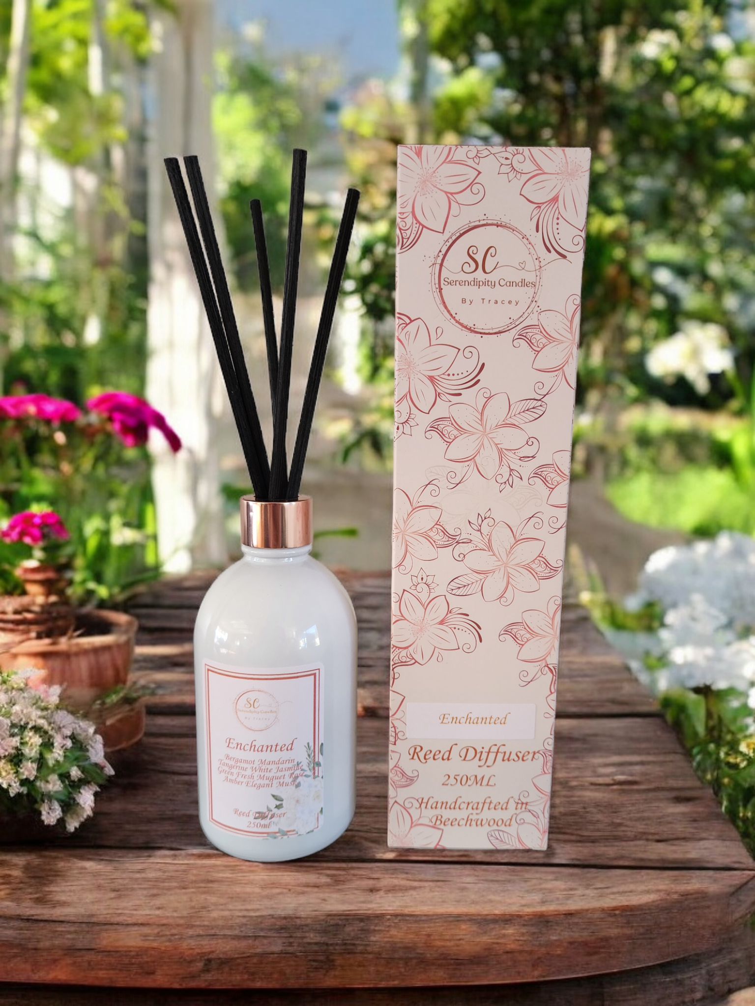 White Reed Diffuser | 250ml |Lasts up to 8-12 Months