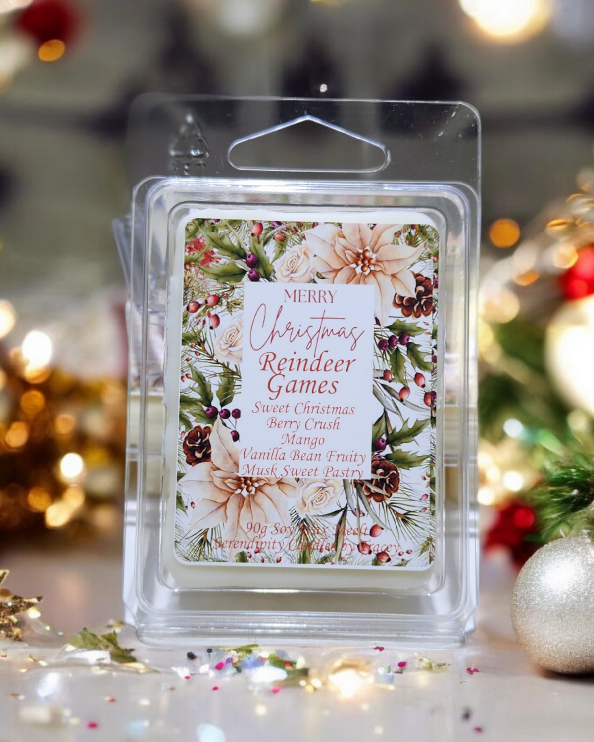 Christmas Wax Melts | 120 hours of Scent | 90g Soy Wax