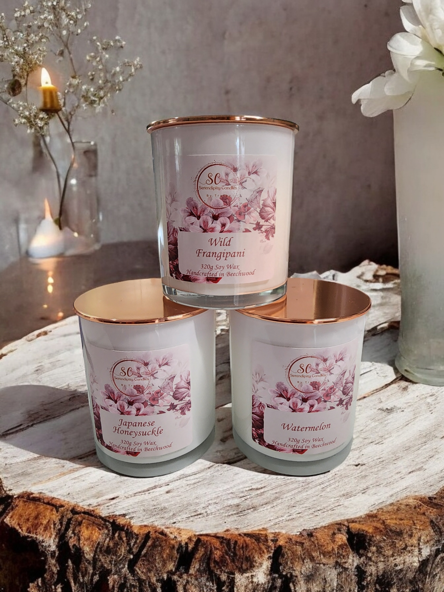 Large Signature Soy Wax Candle | Opaque White-Scented Candle
