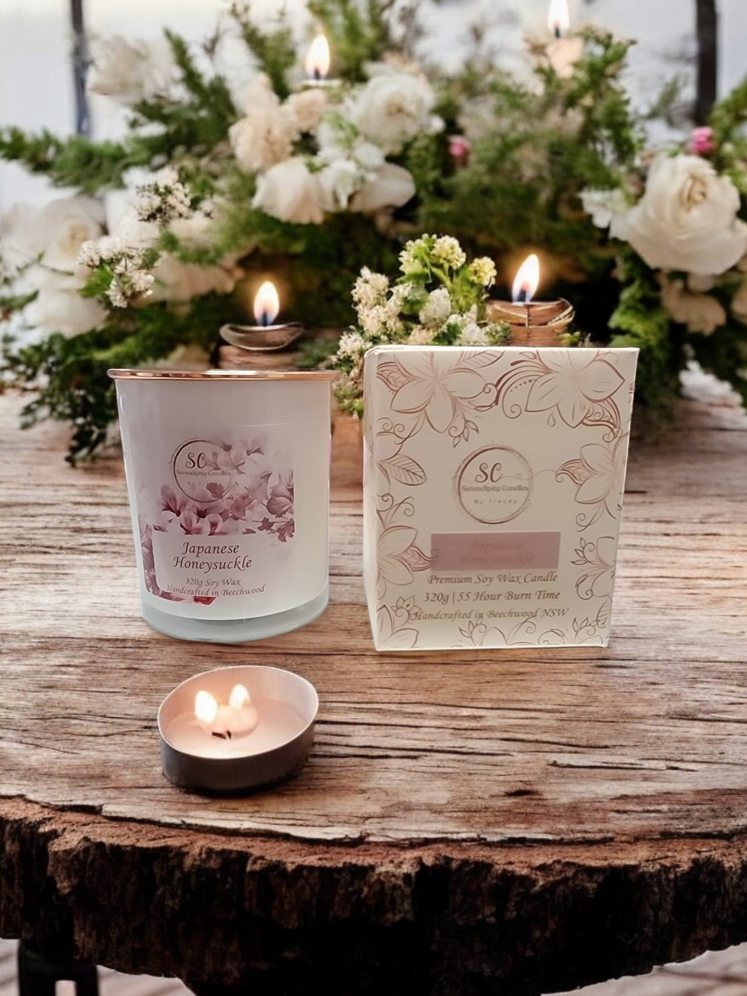Large Signature Soy Wax Candle | Opaque White-Scented Candle