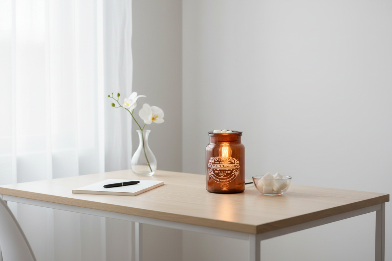 Apothecary Glass Illumination Wax Warmer - Office