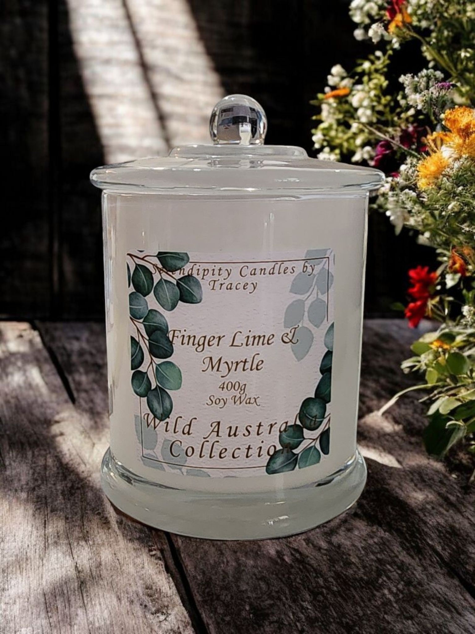 Wild Australia Collection | 400g Scented Soy Candle | White Jar | 72 Hours Burn Time