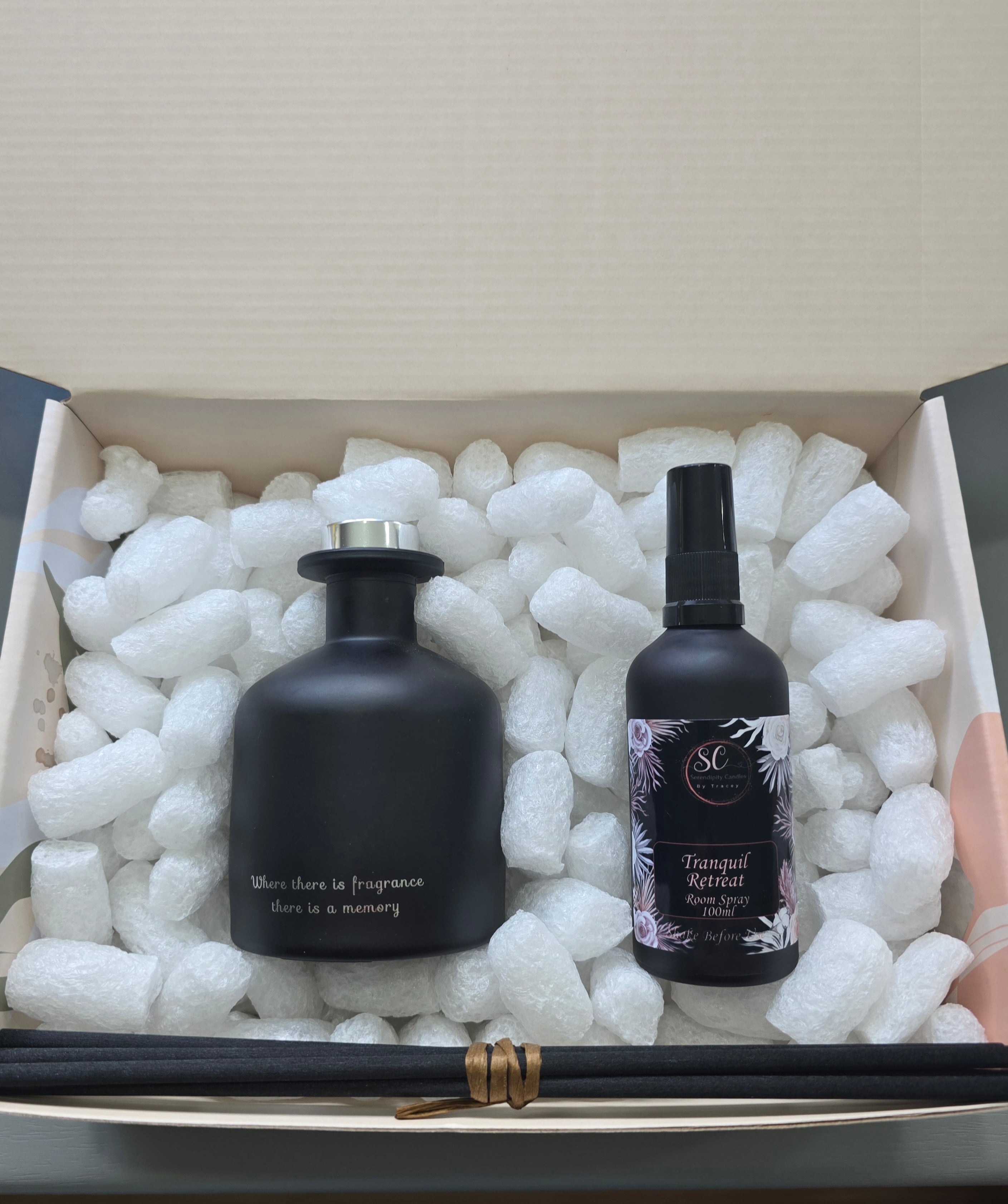 Room Spray 100ml | Matt Black Diffuser 200ml Gift Set