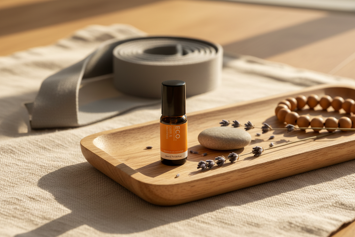 Calm and Destress Essential Oil Roller Wellness Setting