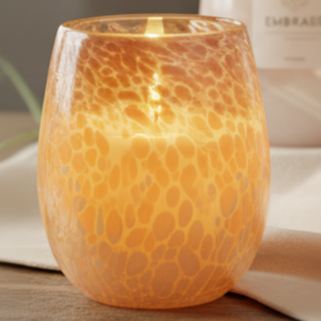 Candle Close-up without Label