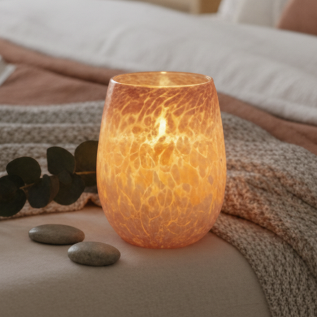 Solace Luxury Scented Candle 400g | Hand-Blown Glass | Soy Wax