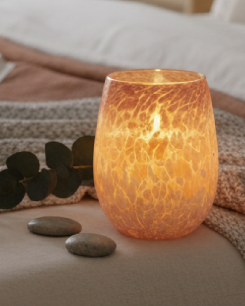 Solace Luxury Scented Candle 400g | Hand-Blown Glass | Soy Wax
