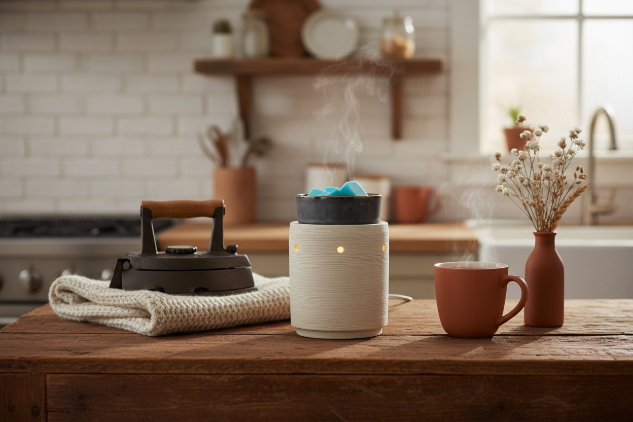 Electric Iron and Clay Illumination Warmer - Kitchen