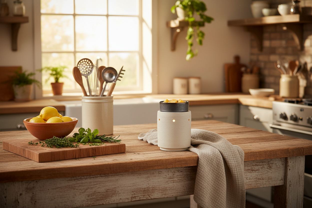 Electric Iron and Clay Illumination Warmer