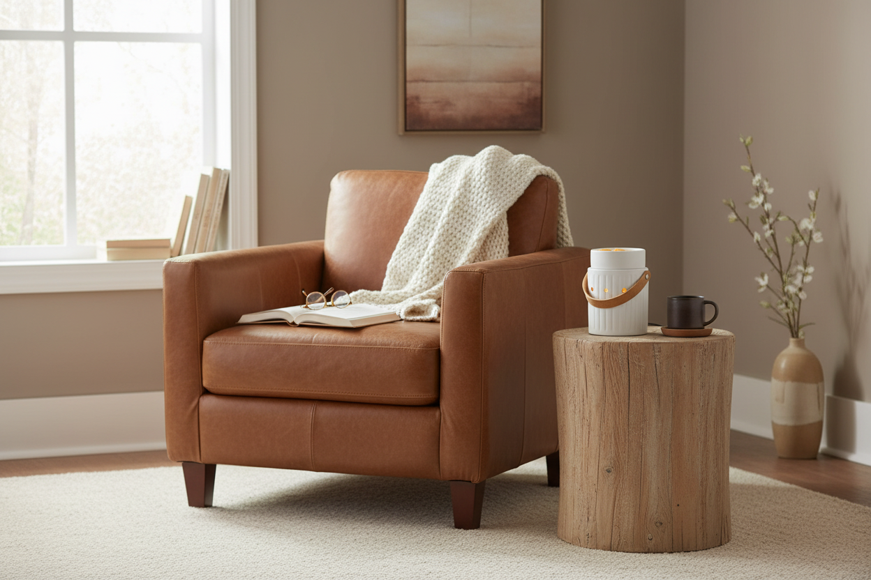 Electric Leather Handle Illumination - Calm Reading