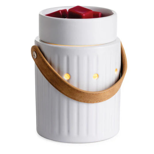 Electric Leather Handle Illumination Warmer | Complimentary Scented Wax Melt as Free Gift
