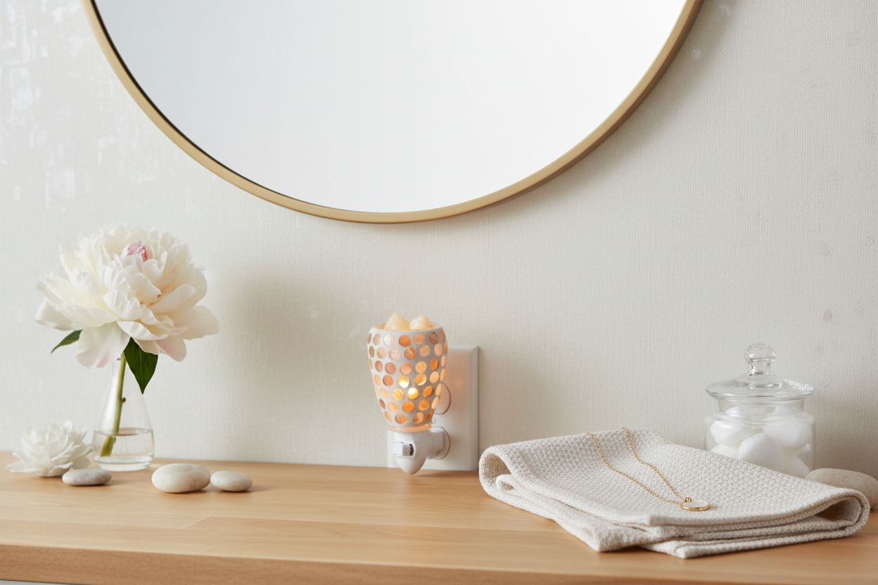 Pearl Glass Pluggable Warmer - Calm