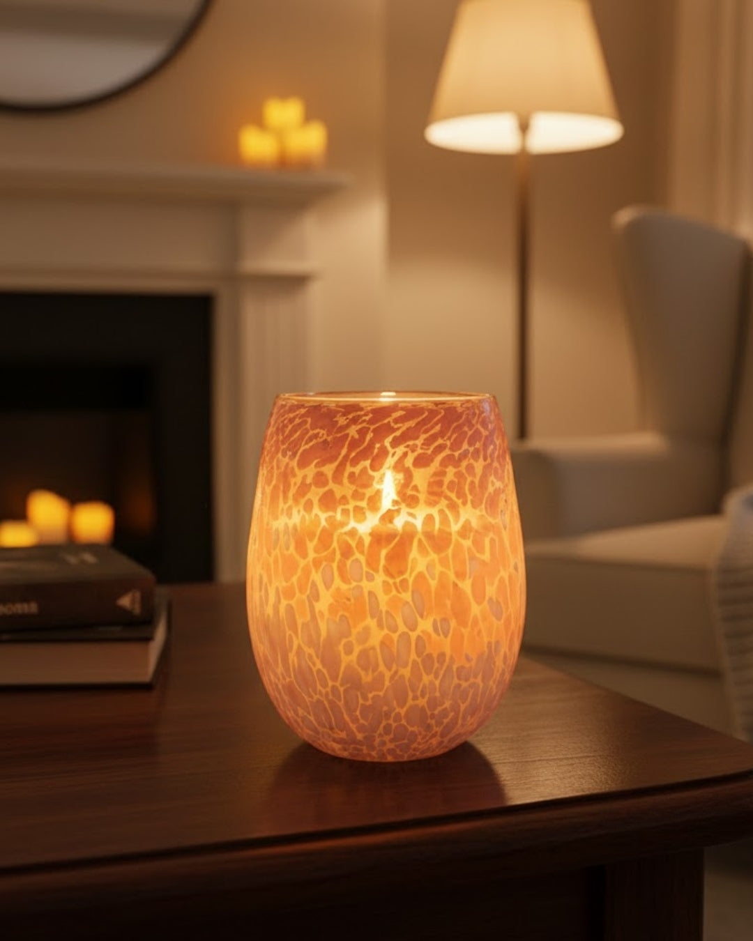 Solace Luxury Scented Candle 400g | Hand-Blown Glass | Soy Wax