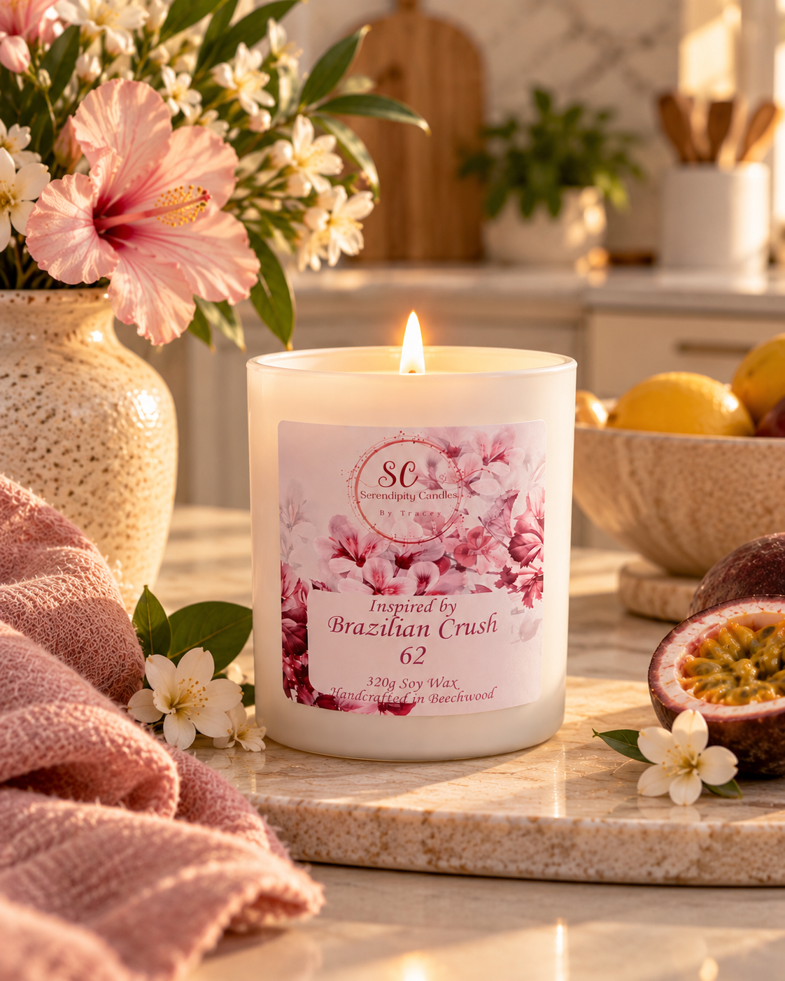 Classic White | 350g Soy Candle | Approx. 35 Hours