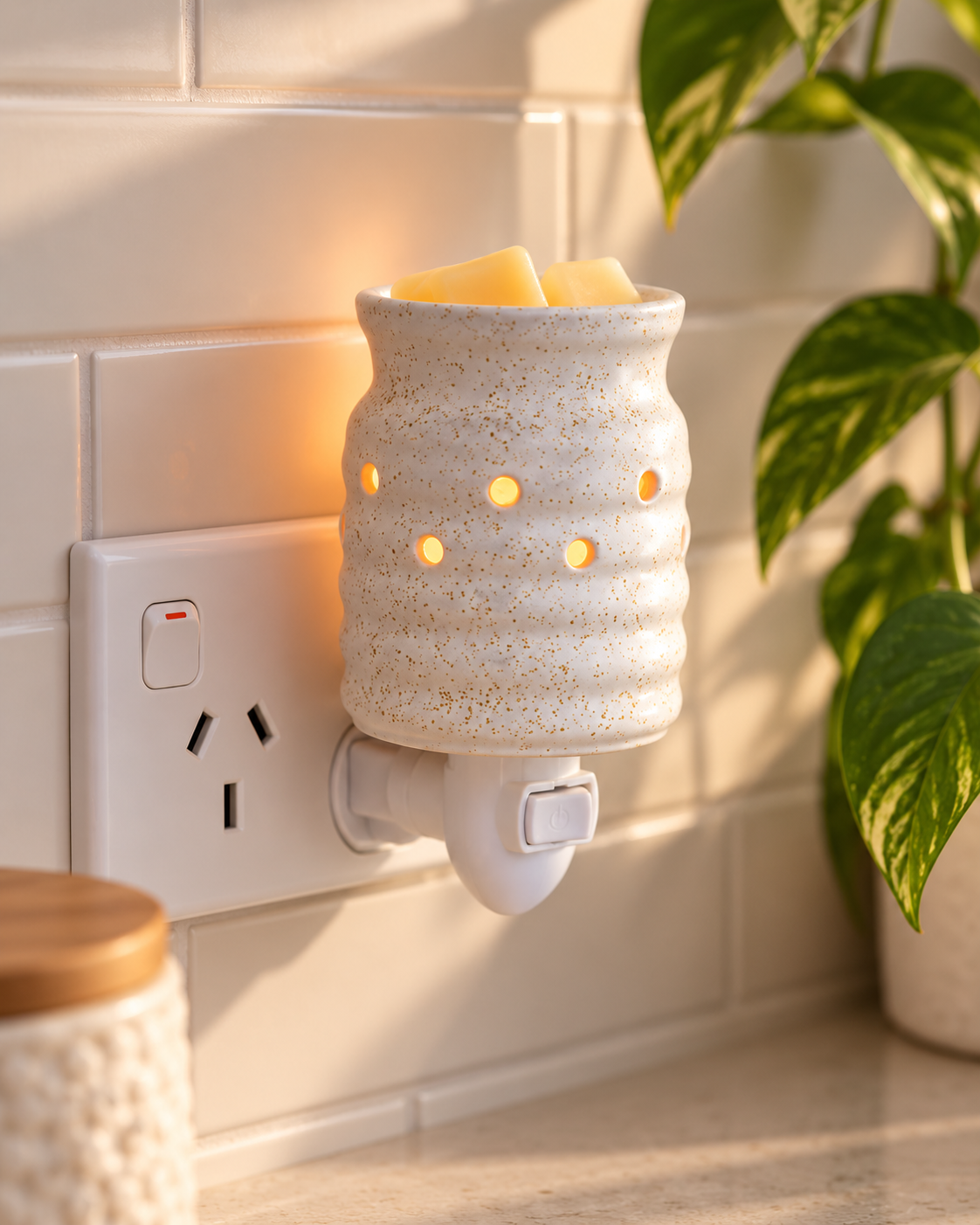 Farmhouse Pluggable Warmer | Complimentary Wax Melt