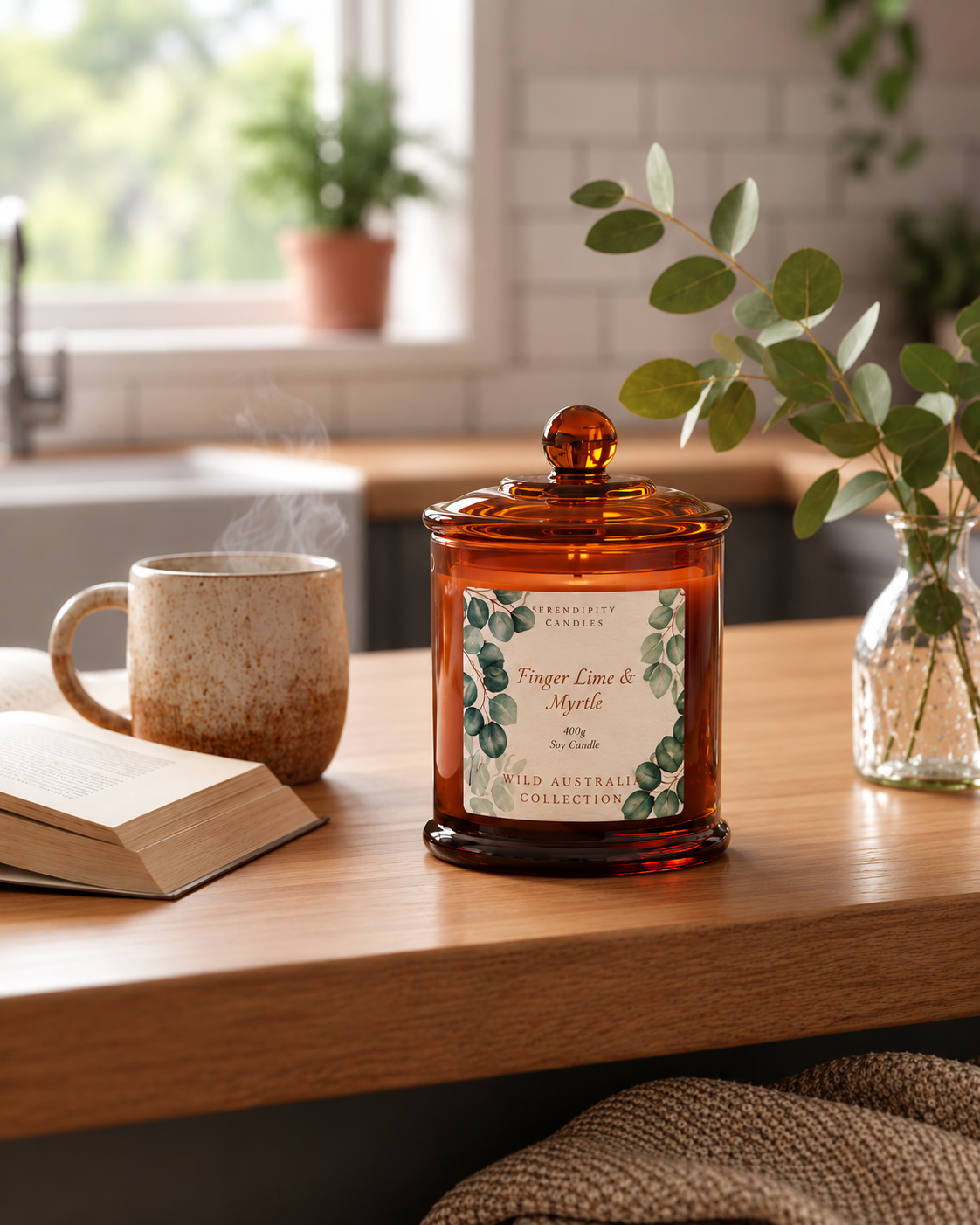 Wild Australia | 400g Amber Soy Candle | Up to 70 Hours