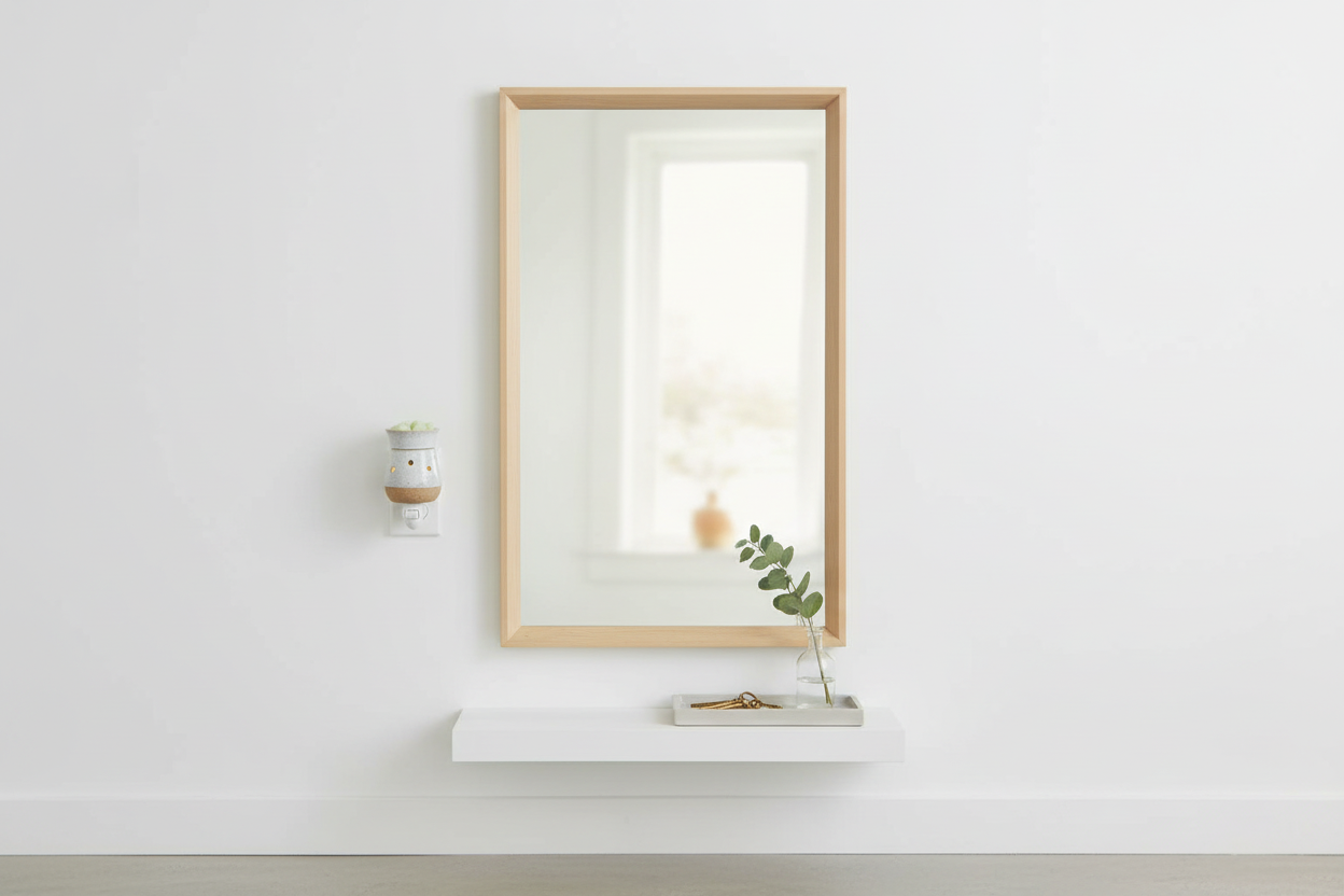 Rustic White Pluggable Warmer - Hallway