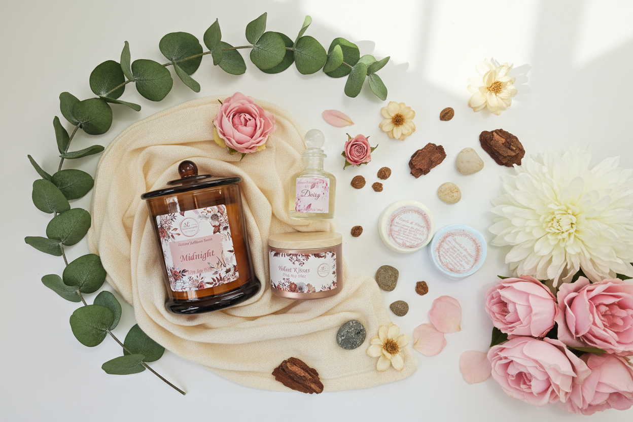 Scented Moments Gift Set - Flat Lay