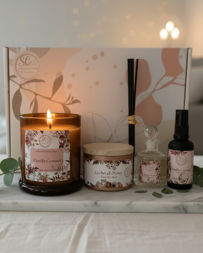 Scented Moments Gift Set with light background