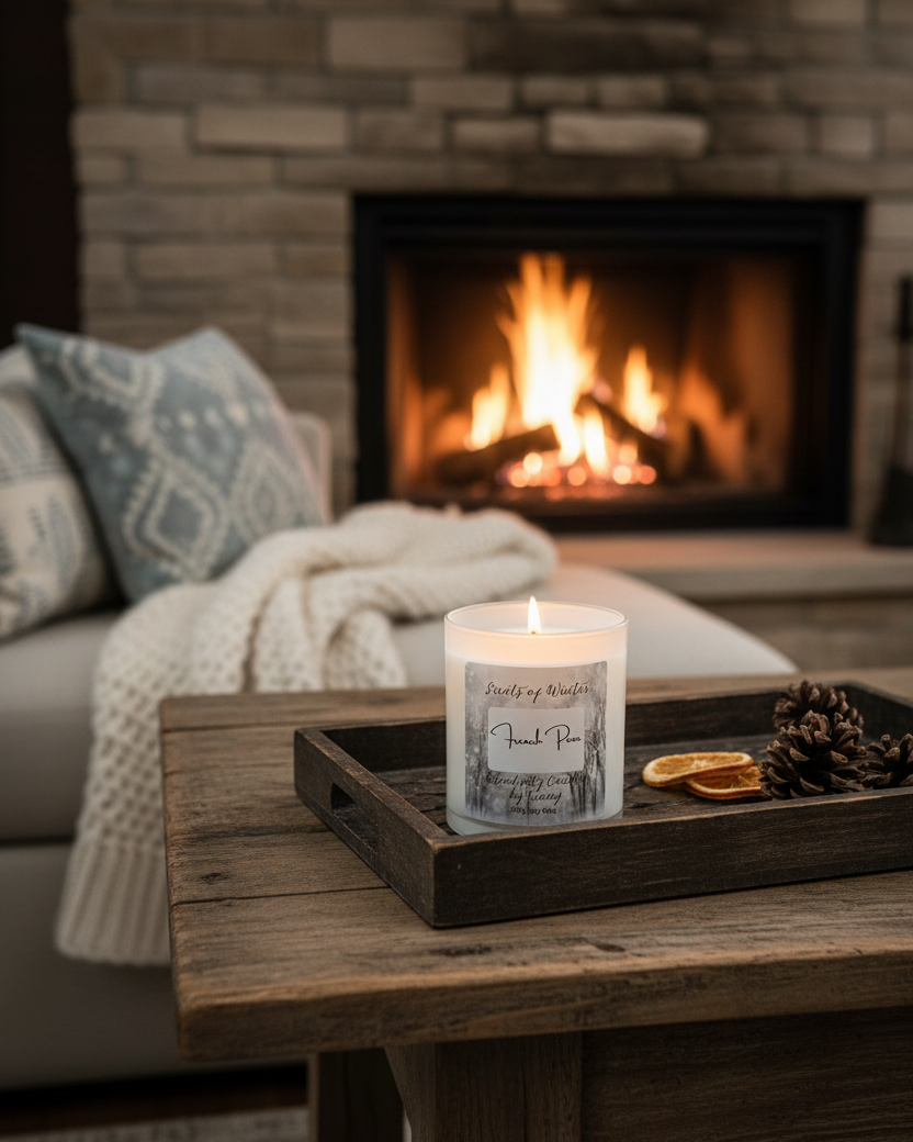 Scents of Winter French Pear — Wooden Tray