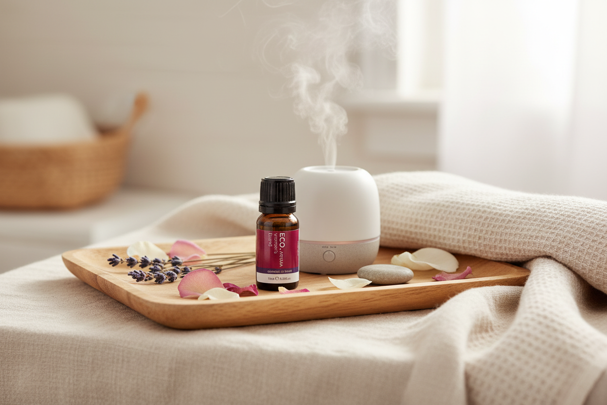 Women's Blend Essential Oil Wellness Setting