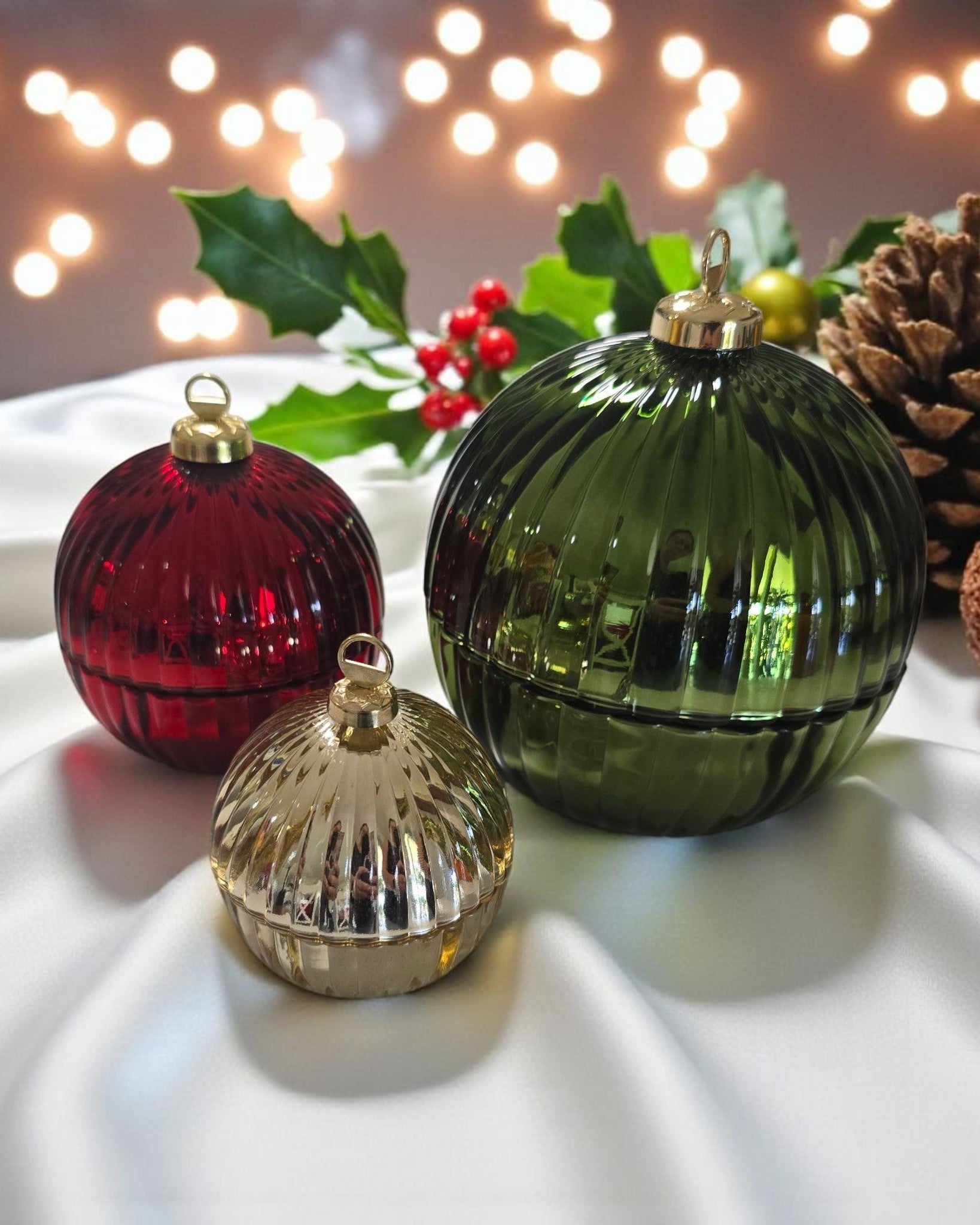 Christmas Bauble Candles