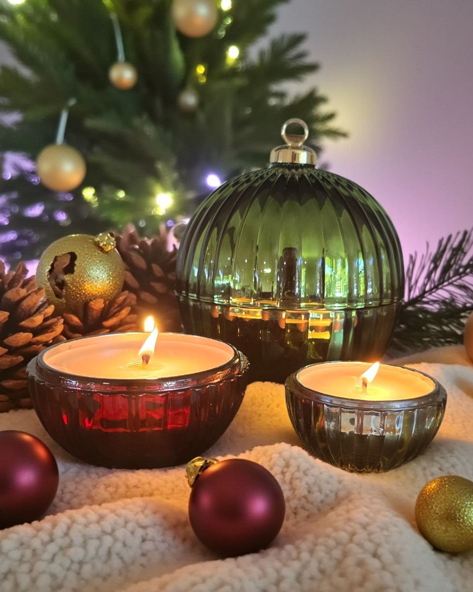 Christmas Bauble Candles