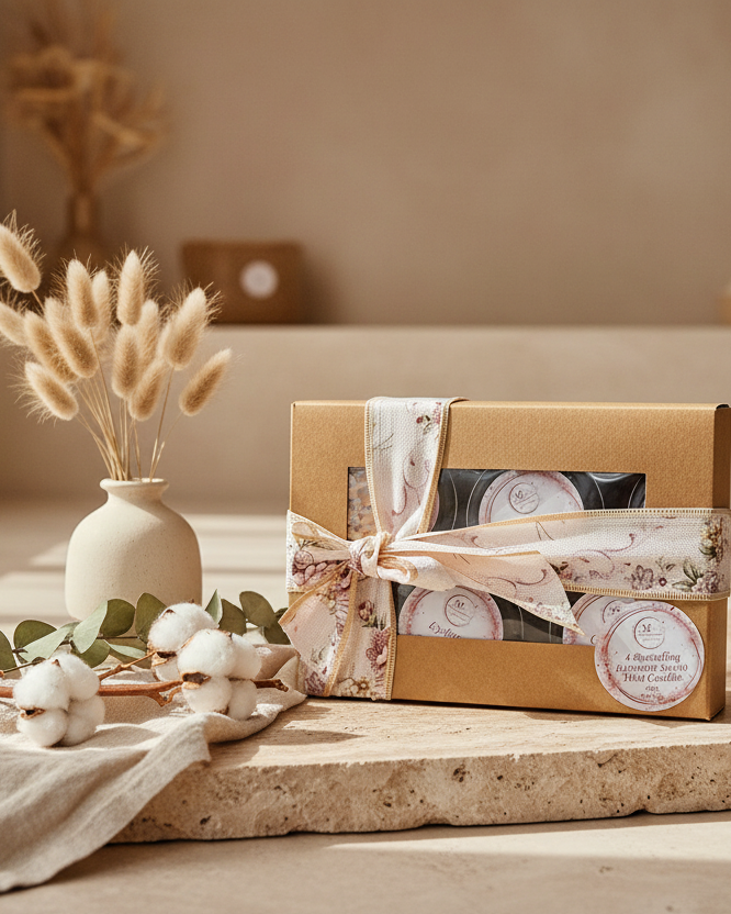 4 Mini Sample Candles Gift Box - Premium Brand Image
