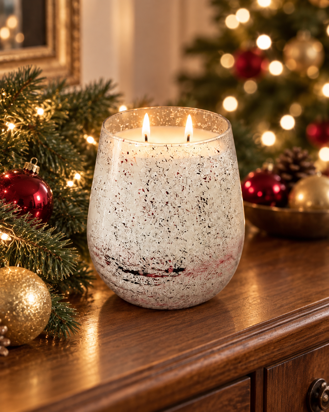 Limited-Edition Rose Gold Christmas Candle | 1.3kg | 100 Hours of Scent