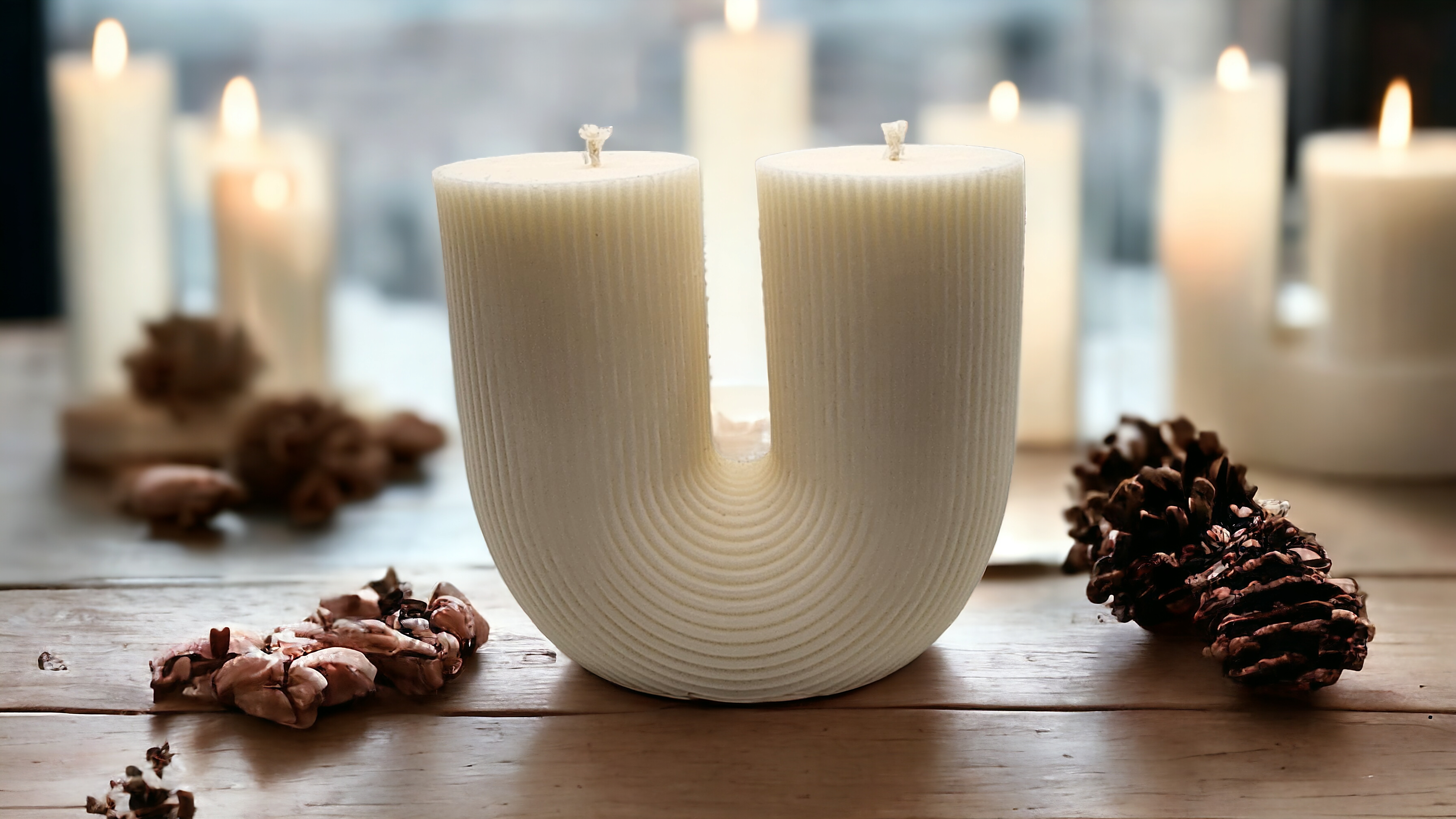 Horse Shoe Scented Soy wax Candle