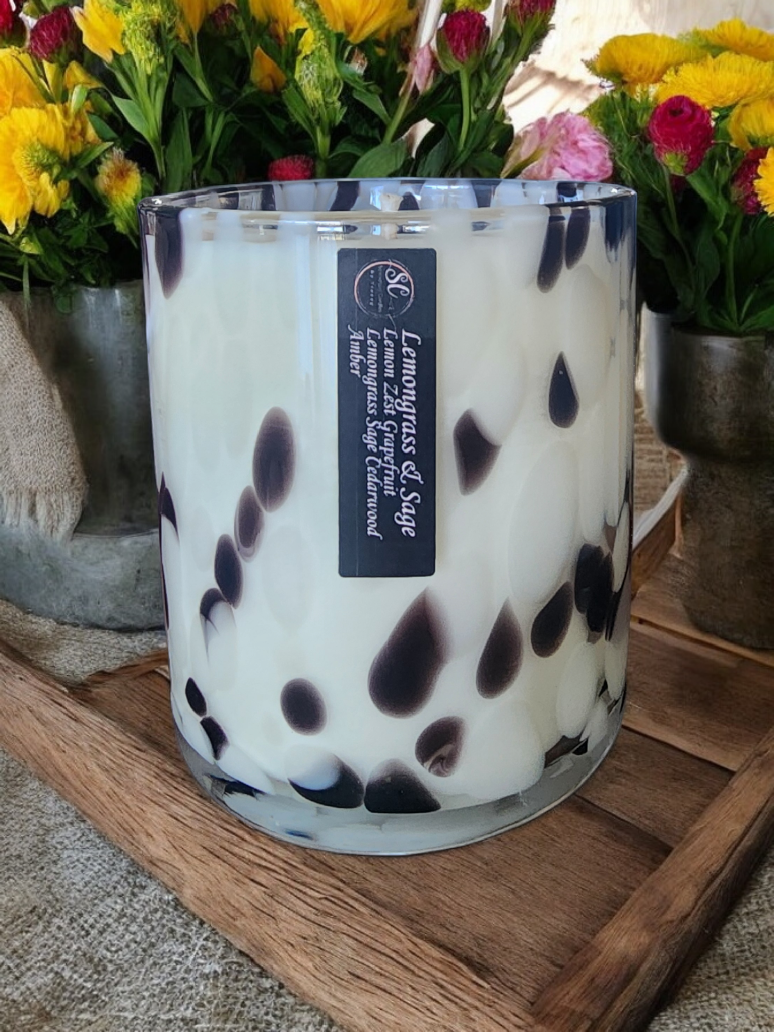 Luxury Dalmatian Candle | 400g Scented Soy Wax Candle | Handcrafted