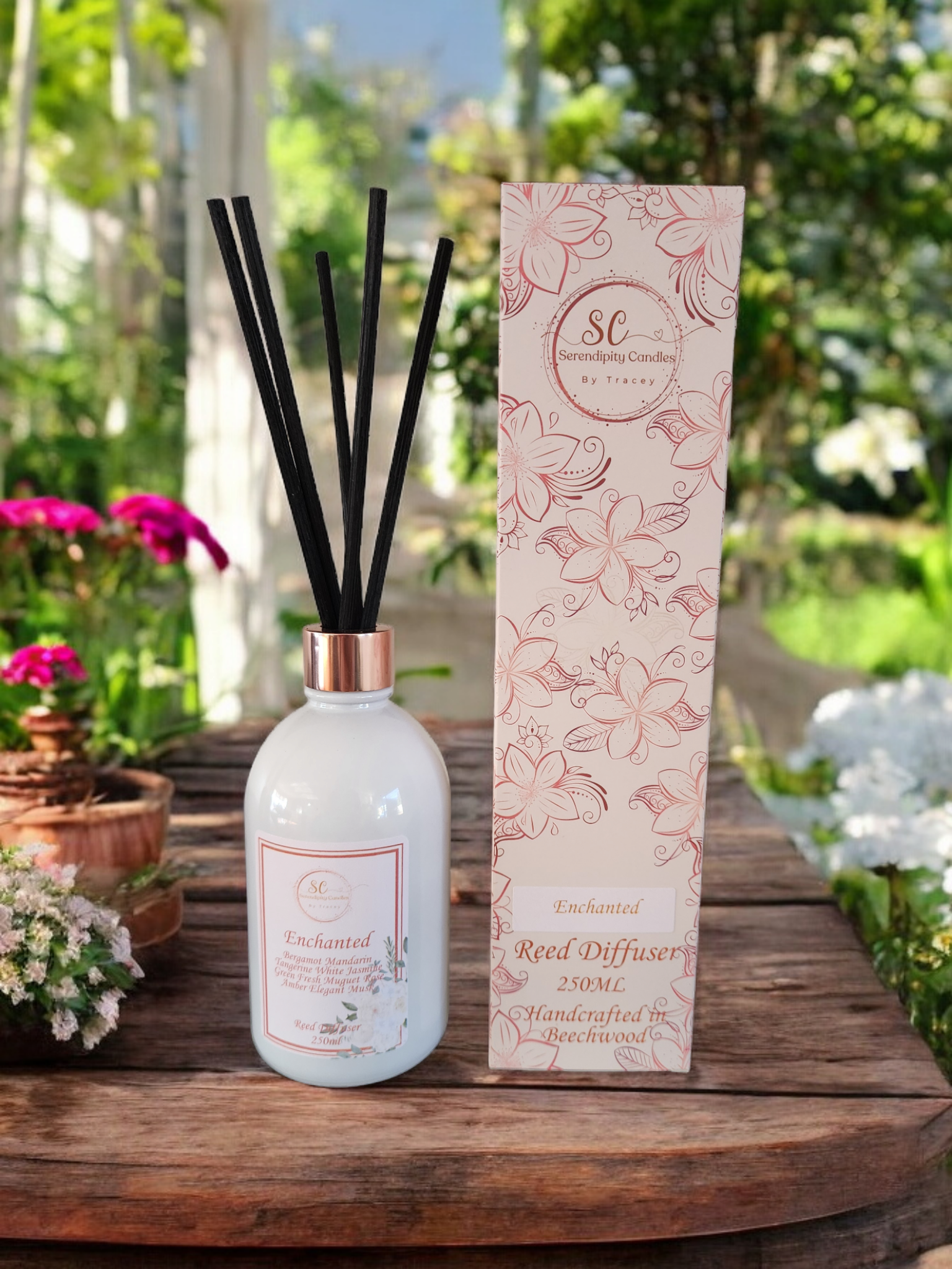 White Reed Diffuser  | 250ml |Lasts up to 8-12 Months