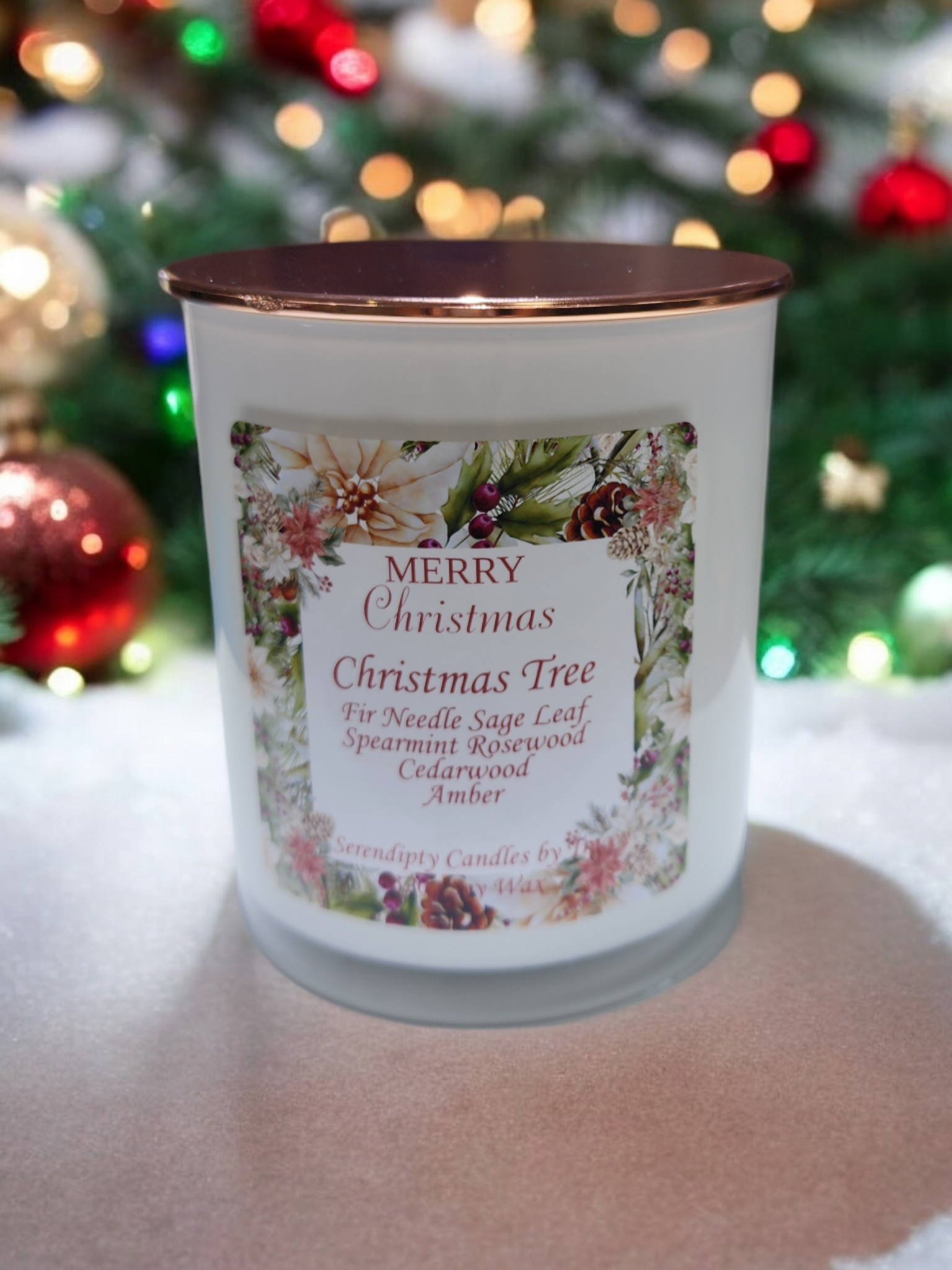 Large Signature Soy Wax Candle | Opaque White-Scented Candle