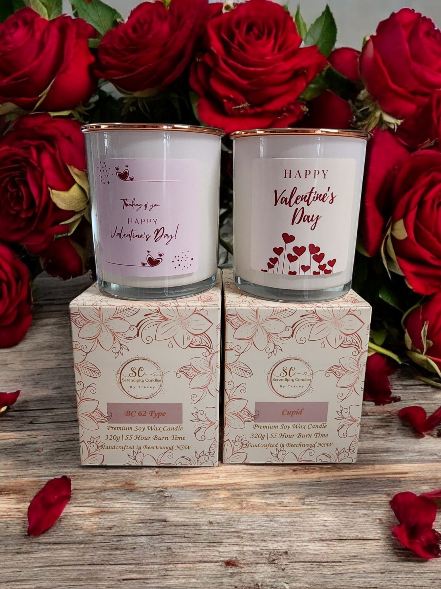 Cupid – Limited Edition Valentine's Soy Candle ❤️ 320g  Scented Soy Wax