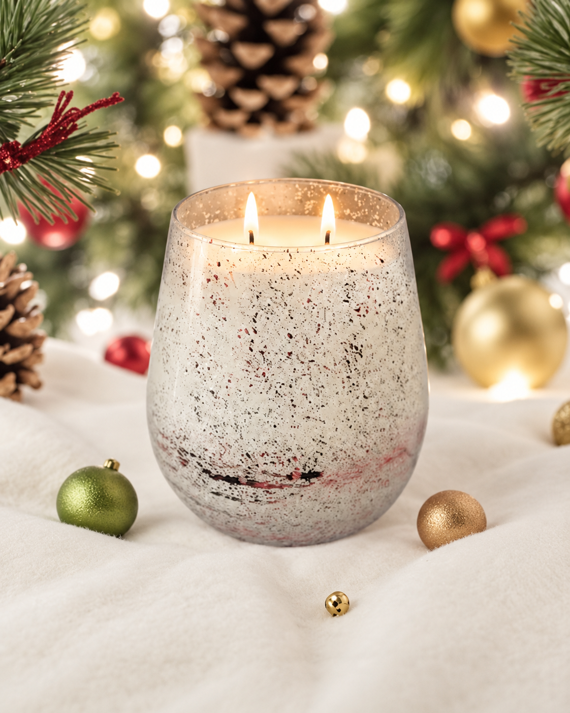 Limited-Edition Rose Gold Christmas Candle | 1.3kg | 100 Hours of Scent