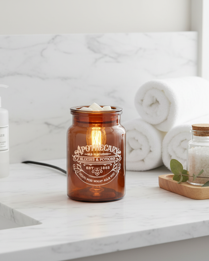 Apothecary Glass Illumination Wax Warmers
