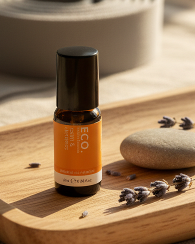 Calm and Destress Essential Oil Roller Wellness Setting