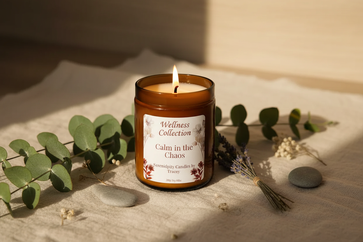 Candle with flame added