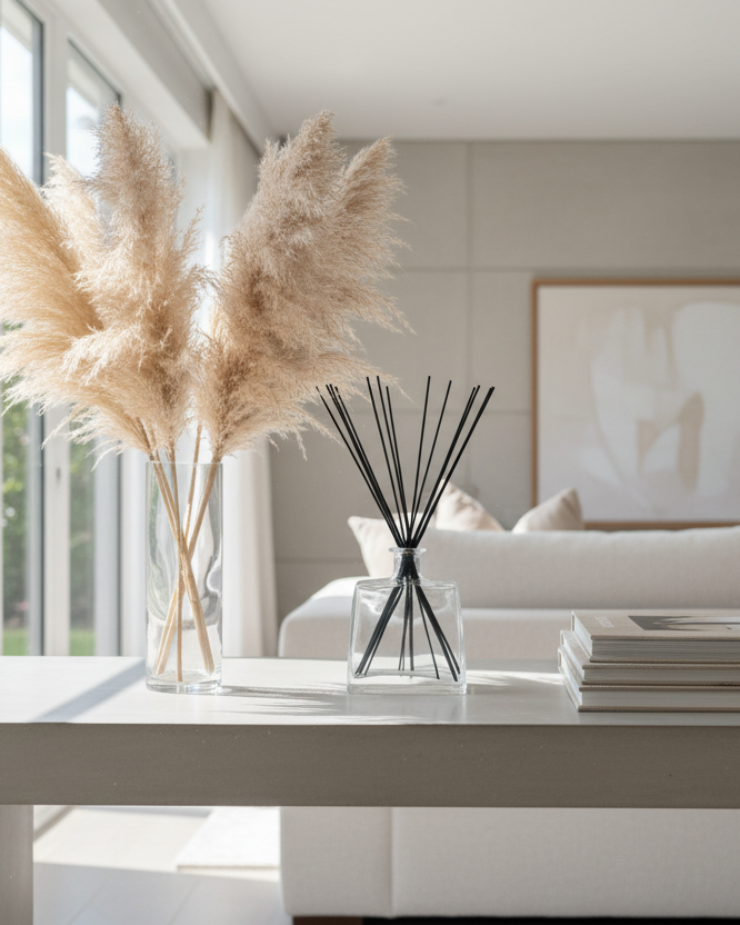 Diffuser on console table